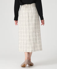 画像をギャラリービューアに読み込む, ツイードチェックタイトスカート/MM547204