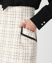 画像をギャラリービューアに読み込む, ツイードチェックタイトスカート/MM547204