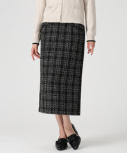 画像をギャラリービューアに読み込む, ツイードチェックタイトスカート/MM547204