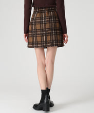画像をギャラリービューアに読み込む, 【WEB限定予約販売/9月下旬発売予定】ラメチェックラップミニスカート/MM547205