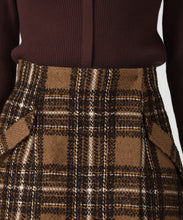 画像をギャラリービューアに読み込む, 【WEB限定予約販売/9月下旬発売予定】ラメチェックラップミニスカート/MM547205