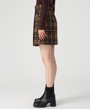 画像をギャラリービューアに読み込む, 【WEB限定予約販売/9月下旬発売予定】ラメチェックラップミニスカート/MM547205