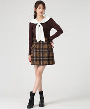 画像をギャラリービューアに読み込む, 【WEB限定予約販売/9月下旬発売予定】ラメチェックラップミニスカート/MM547205