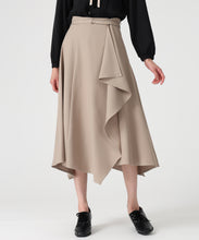 画像をギャラリービューアに読み込む, イレギュラーヘムスカート/MM547207 (ベージュ)