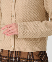 画像をギャラリービューアに読み込む, ツイード編みニットジャケット/MM548502