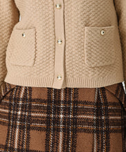 画像をギャラリービューアに読み込む, ツイード編みニットジャケット/MM548502