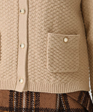 画像をギャラリービューアに読み込む, ツイード編みニットジャケット/MM548502