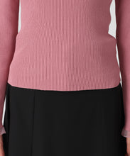 画像をギャラリービューアに読み込む, 袖シアーフリルベーシックリブニット /MM548305