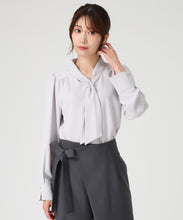 画像をギャラリービューアに読み込む, バー付きタイブラウス/MM548105