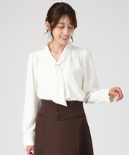 画像をギャラリービューアに読み込む, バー付きタイブラウス/MM548105