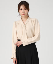 画像をギャラリービューアに読み込む, バー付きタイブラウス/MM548105