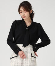 画像をギャラリービューアに読み込む, バー付きタイブラウス/MM548105