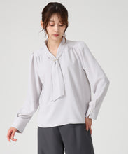 画像をギャラリービューアに読み込む, バー付きタイブラウス/MM548105