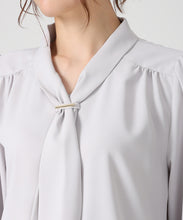 画像をギャラリービューアに読み込む, バー付きタイブラウス/MM548105
