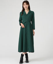 画像をギャラリービューアに読み込む, 【WEB限定予約販売/9月中旬発売予定】テーラー襟配色ワンピース/MM547415