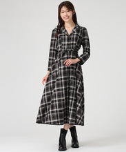 画像をギャラリービューアに読み込む, 【WEB限定予約販売/9月中旬発売予定】テーラー襟配色ワンピース/MM547415