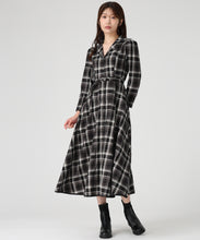 画像をギャラリービューアに読み込む, 【WEB限定予約販売/9月中旬発売予定】テーラー襟配色ワンピース/MM547415