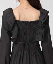 画像をギャラリービューアに読み込む, ショルダーフリルIラインワンピース/MM547408