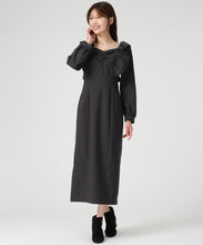 画像をギャラリービューアに読み込む, ショルダーフリルIラインワンピース/MM547408