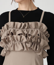 画像をギャラリービューアに読み込む, ダブルフリルキャミワンピース/MM547407