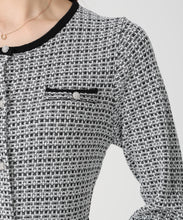 画像をギャラリービューアに読み込む, 【WEB限定予約販売/9月下旬発売予定】ツイードマーメイドニットワンピース/MM547403