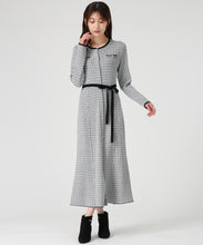 画像をギャラリービューアに読み込む, 【WEB限定予約販売/9月下旬発売予定】ツイードマーメイドニットワンピース/MM547403