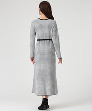 画像をギャラリービューアに読み込む, 【WEB限定予約販売/9月下旬発売予定】ツイードマーメイドニットワンピース/MM547403