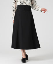 画像をギャラリービューアに読み込む, パイピングコルセットベルトAラインスカート/MM547211 (ブラック)