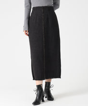 画像をギャラリービューアに読み込む, ラメツイードフリンジタイトスカート/MM547212 (ブラック)