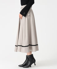 画像をギャラリービューアに読み込む, 裾配色フレアスカート/MM547218 1