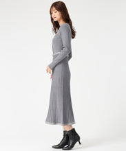 画像をギャラリービューアに読み込む, ラメ配色ニットワンピース/MM547404 1