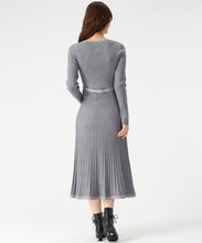 画像をギャラリービューアに読み込む, ラメ配色ニットワンピース/MM547404 2