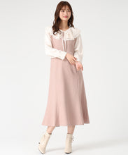 画像をギャラリービューアに読み込む, フリルカラーマーメイドワンピース/MM547411 (ピンク)