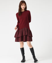 画像をギャラリービューアに読み込む, ツイードドッキングミニワンピース/MM547413