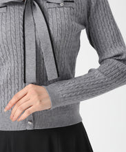 画像をギャラリービューアに読み込む, 配色ボウタイケーブルニット/MM548307 5