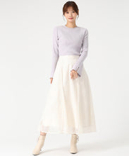 画像をギャラリービューアに読み込む, ラメ配色フレア袖ハイネックニット/MM548308 8