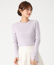 画像をギャラリービューアに読み込む, ラメ配色フレア袖ハイネックニット/MM548308 12