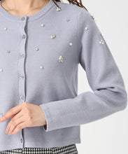 画像をギャラリービューアに読み込む, ビジュー刺繍カーディガン/MM548404 7