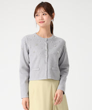 画像をギャラリービューアに読み込む, ビジュー刺繍カーディガン/MM548404 14