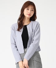 画像をギャラリービューアに読み込む, ビジュー刺繍カーディガン/MM548404 17