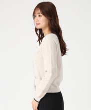 画像をギャラリービューアに読み込む, ベーシックビジュー釦ポケットカーディガン/MM548406 1