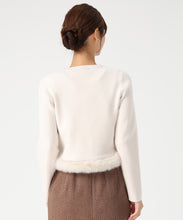 画像をギャラリービューアに読み込む, 裾ファーニットカーディガン/MM548407 2