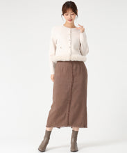 画像をギャラリービューアに読み込む, 裾ファーニットカーディガン/MM548407 9