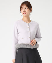 画像をギャラリービューアに読み込む, 裾ファーニットカーディガン/MM548407 13