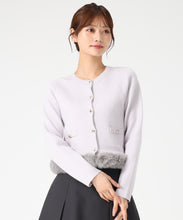 画像をギャラリービューアに読み込む, 裾ファーニットカーディガン/MM548407 14