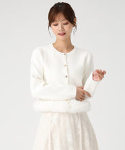 画像をギャラリービューアに読み込む, 裾ファーニットカーディガン/MM548407 15