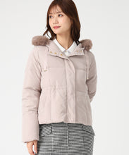 画像をギャラリービューアに読み込む, グログランリボンフードショートダウン/MM548601 (ピンク)