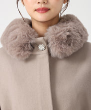 画像をギャラリービューアに読み込む, ブローチ付きポンチョコート/MM548603 3