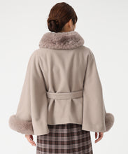 画像をギャラリービューアに読み込む, ブローチ付きポンチョコート/MM548603 2