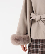 画像をギャラリービューアに読み込む, ブローチ付きポンチョコート/MM548603 5